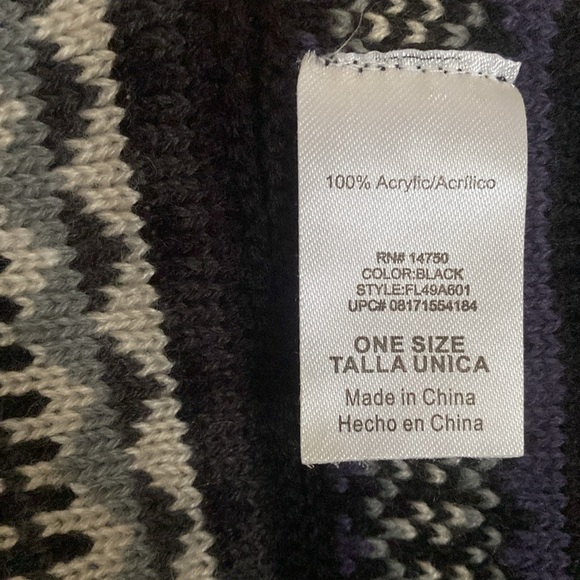 2 pc set Scarves Blue Long, Blue Gray heavy weight and Blue Chunky Infinity - Picture 5 of 9